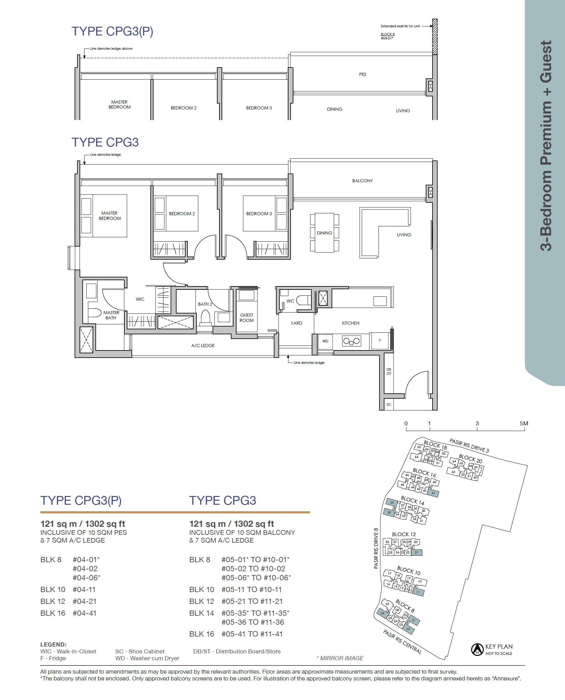Pasir Ris 8 CPG3 floor plan