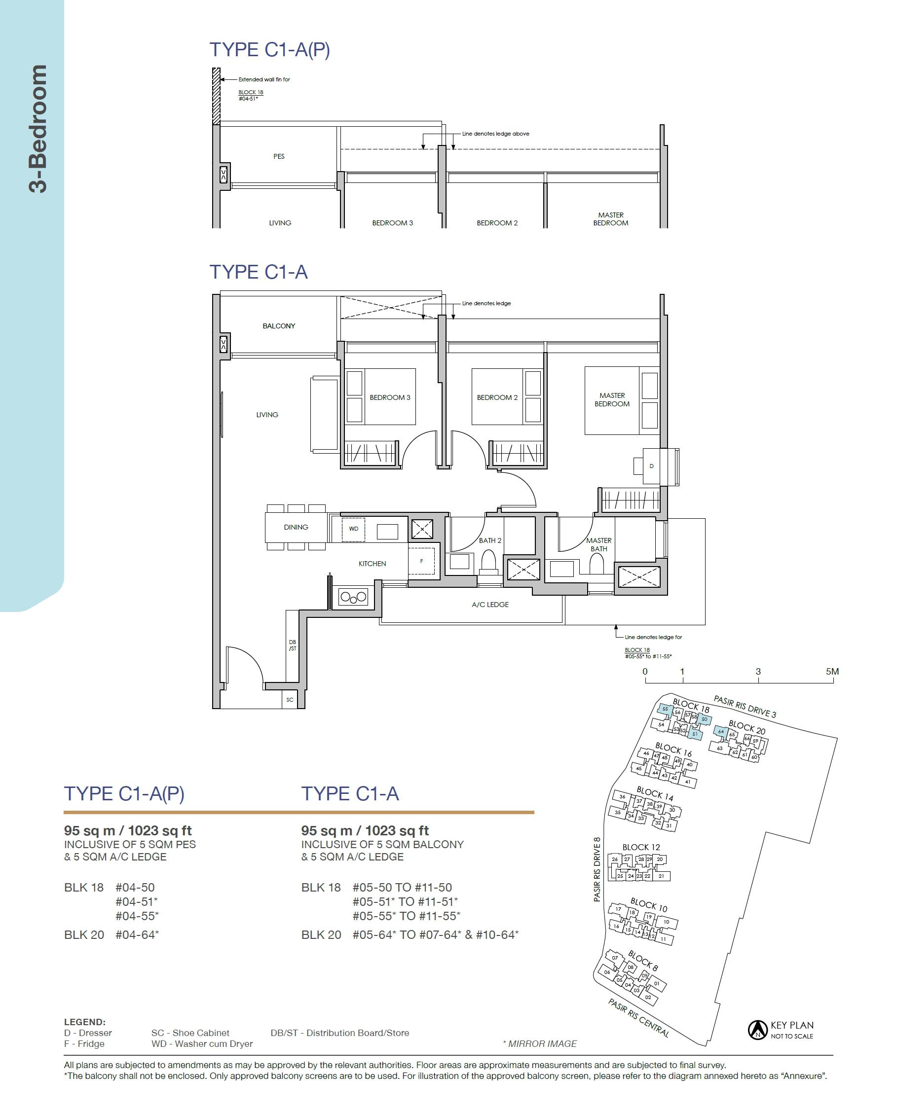 Pasir Ris 8 C1-A(P) floor plan