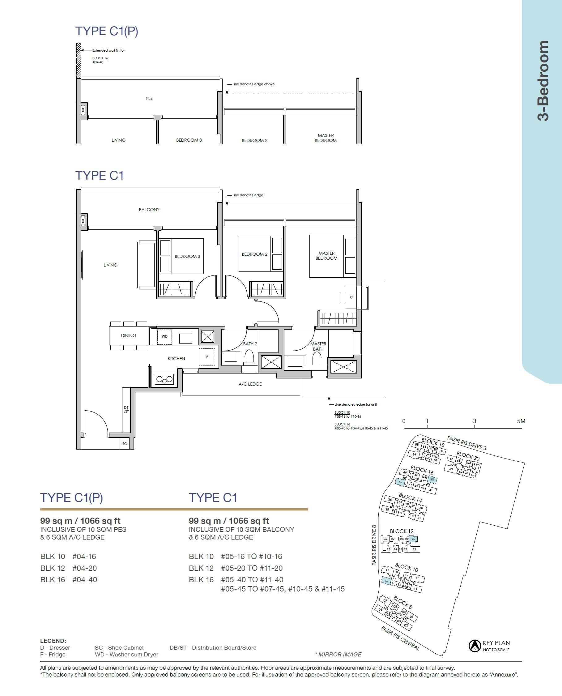 Pasir Ris 8 C1 floor plan
