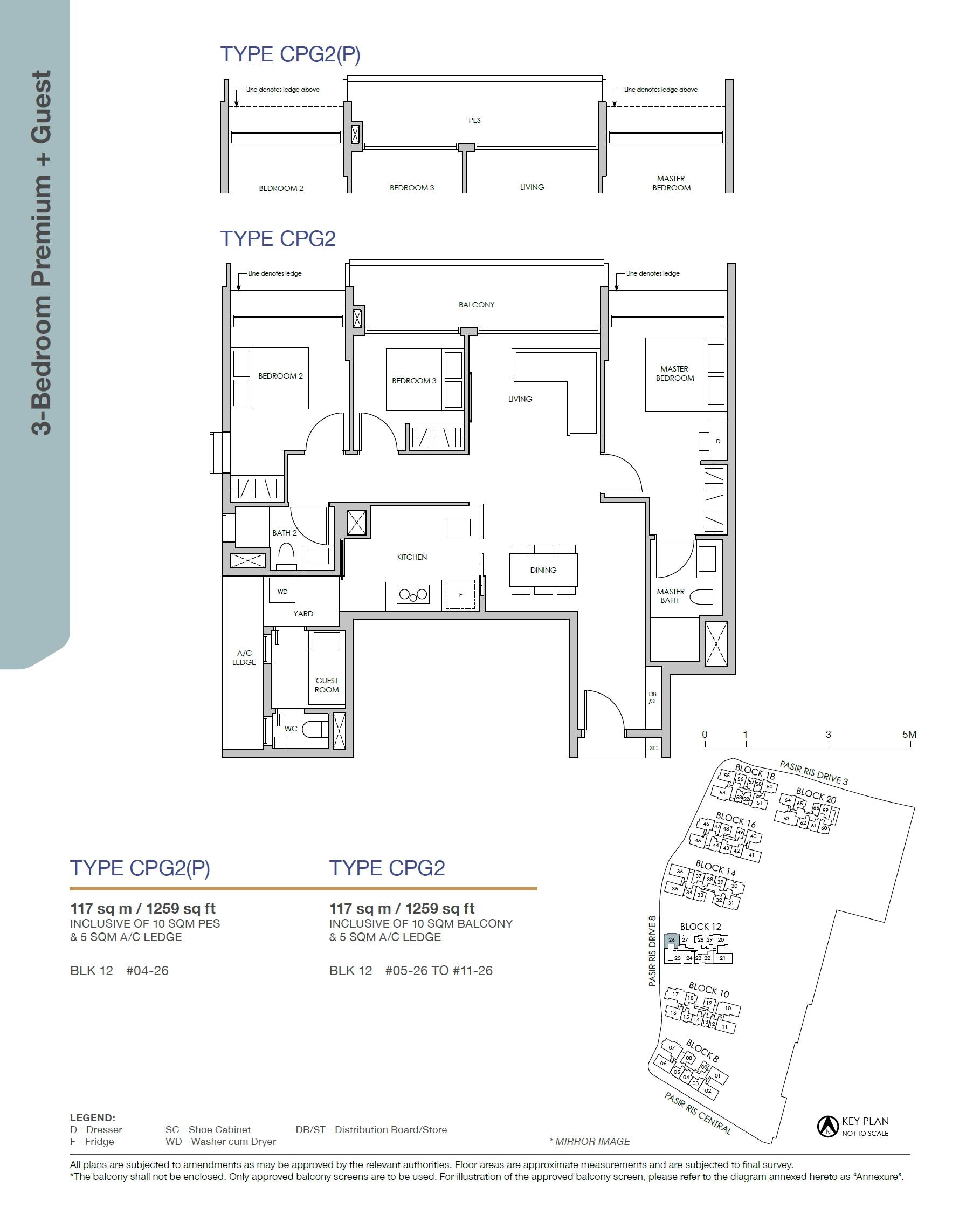 Pasir Ris 8 CPG2(P) floor plan