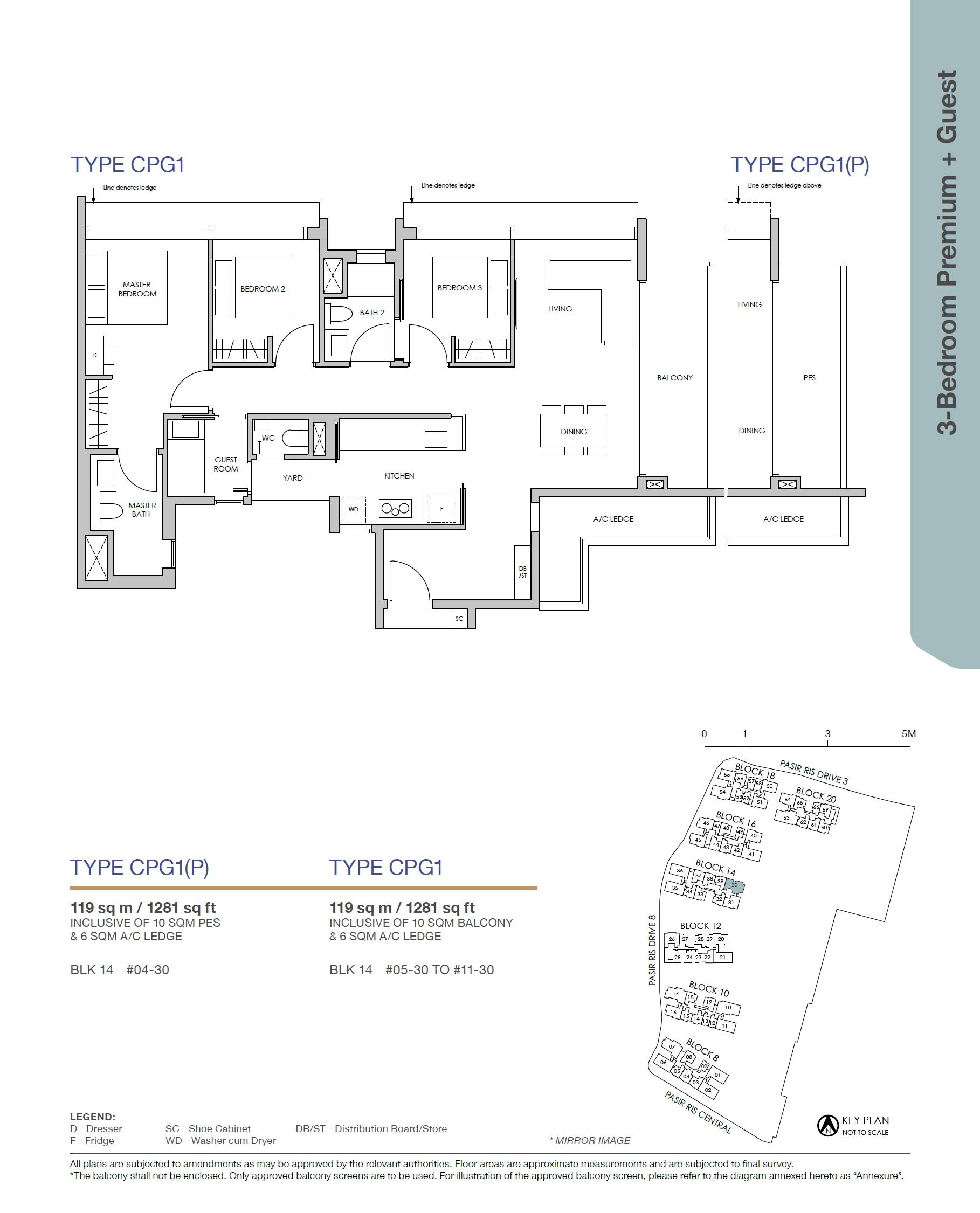 Pasir Ris 8 CPG1 floor plan