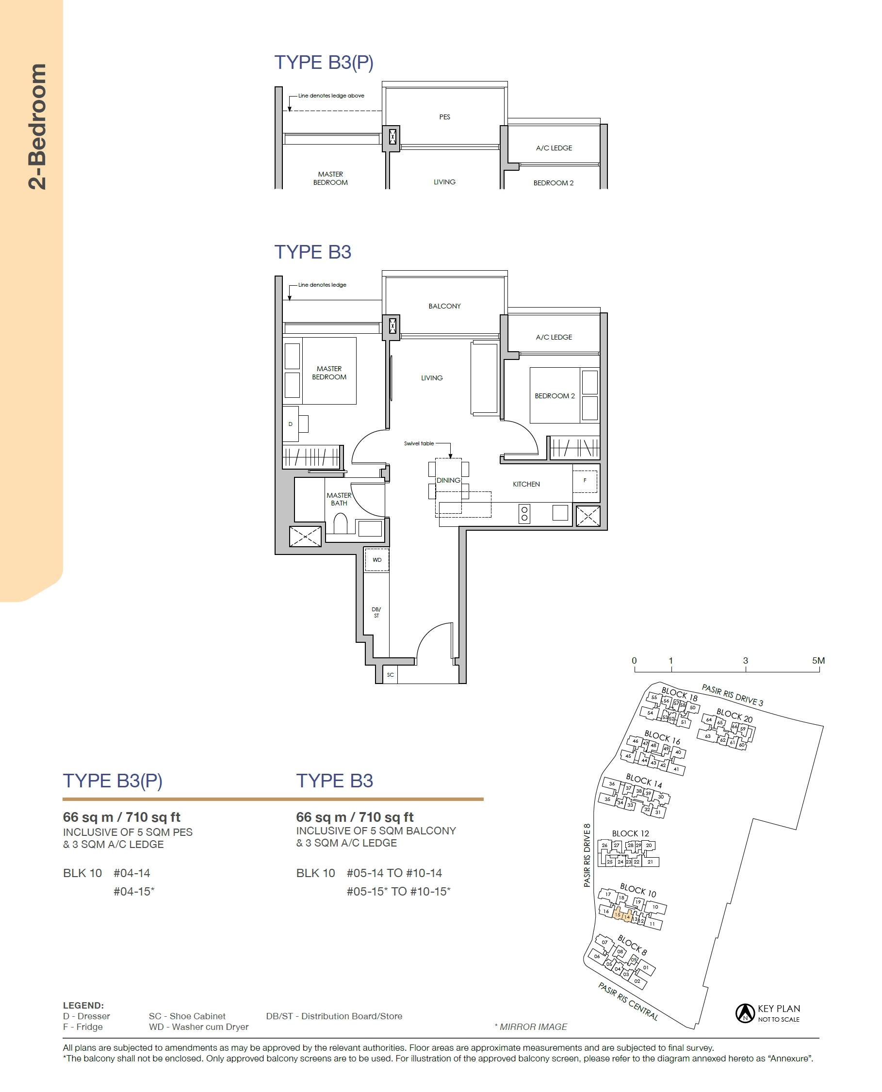 Pasir Ris 8 B3(P) floor plan