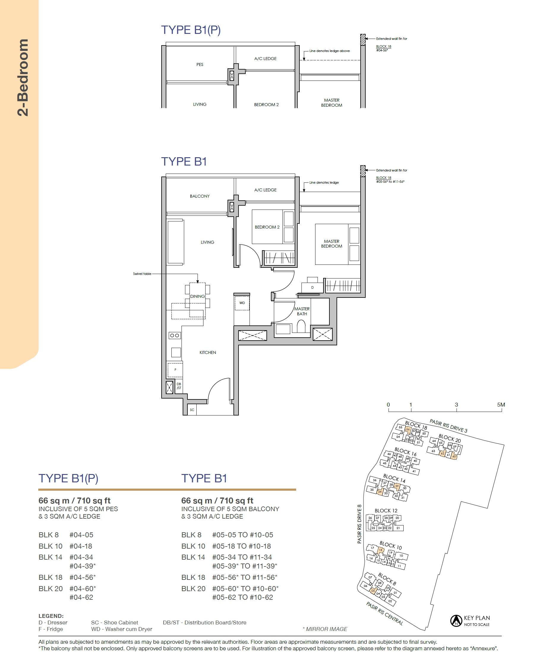Pasir Ris 8 B1 floor plan