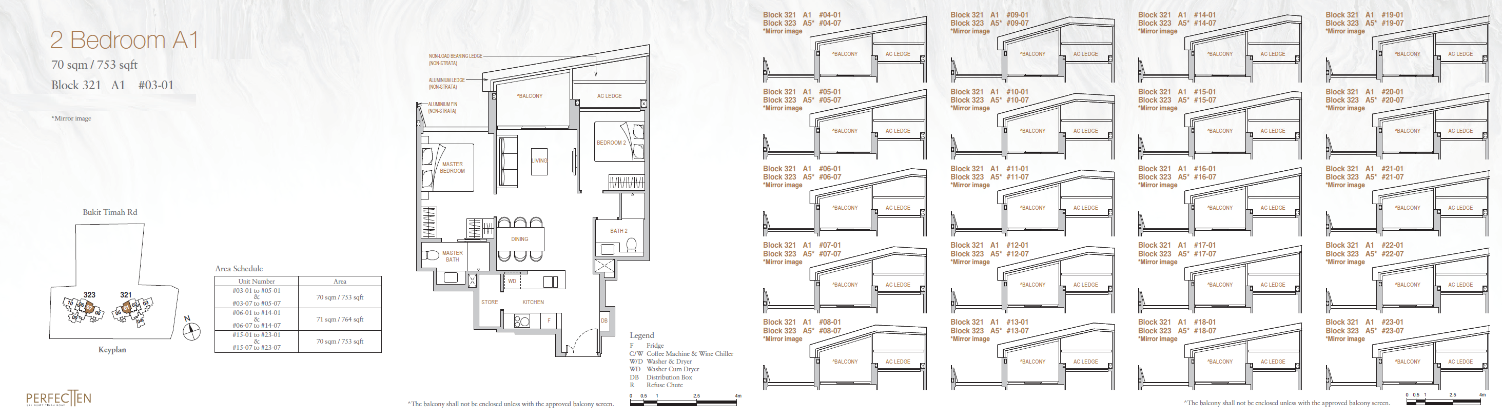 Perfect Ten A1 floor plan