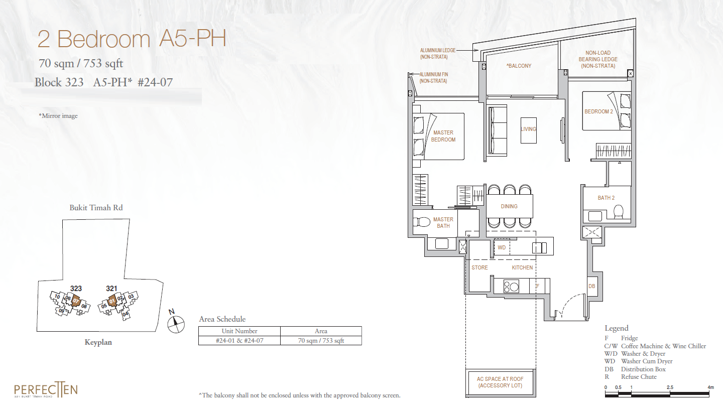 Perfect Ten A5-PH floor plan