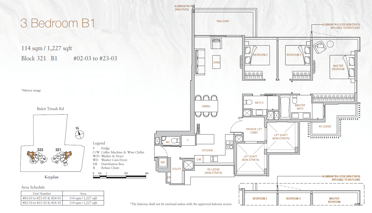Perfect Ten B1 floor plan