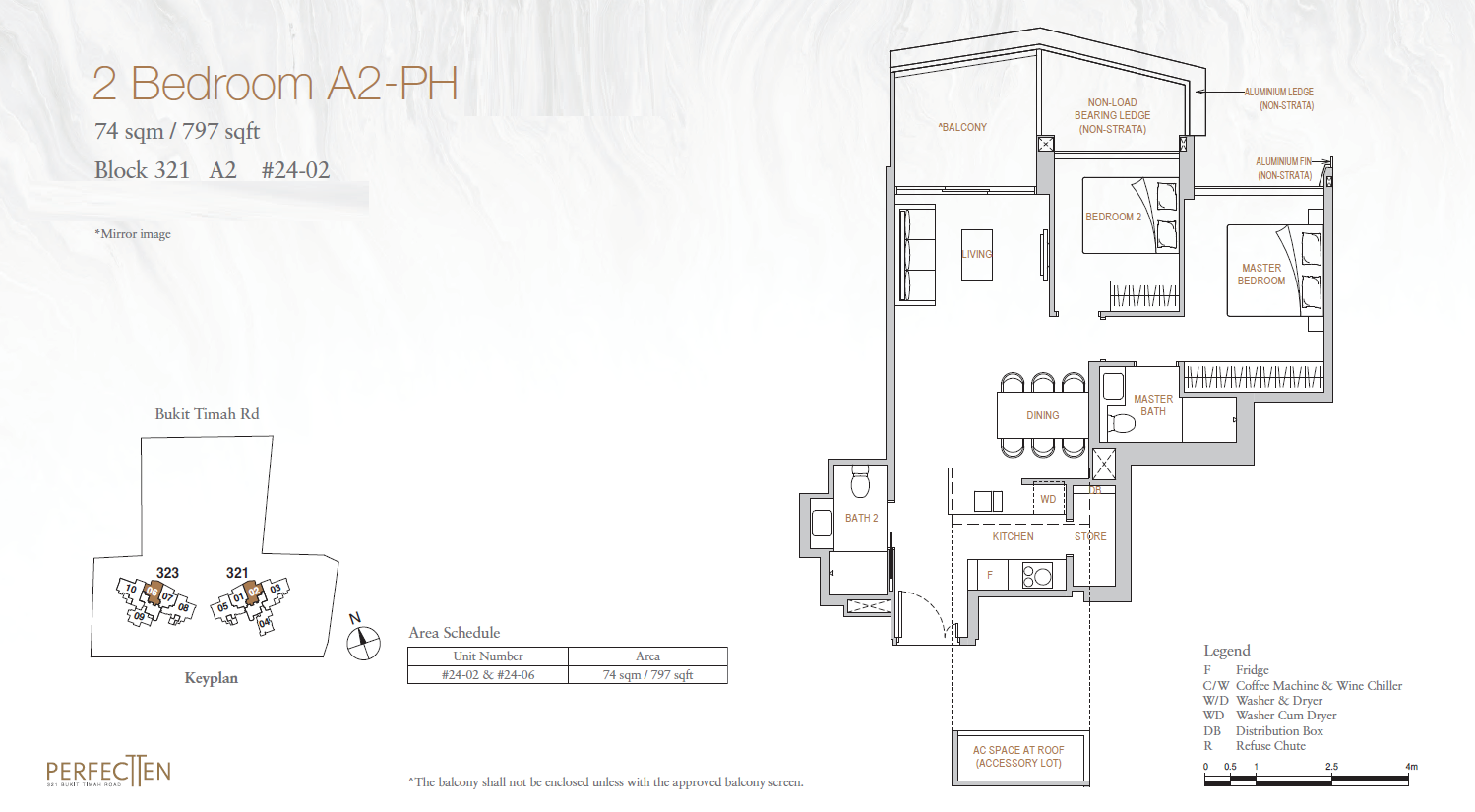 Perfect Ten A2-PH floor plan