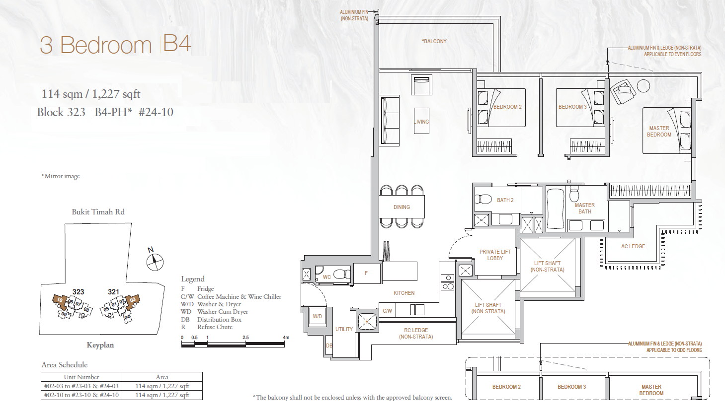 Perfect Ten B4 floor plan