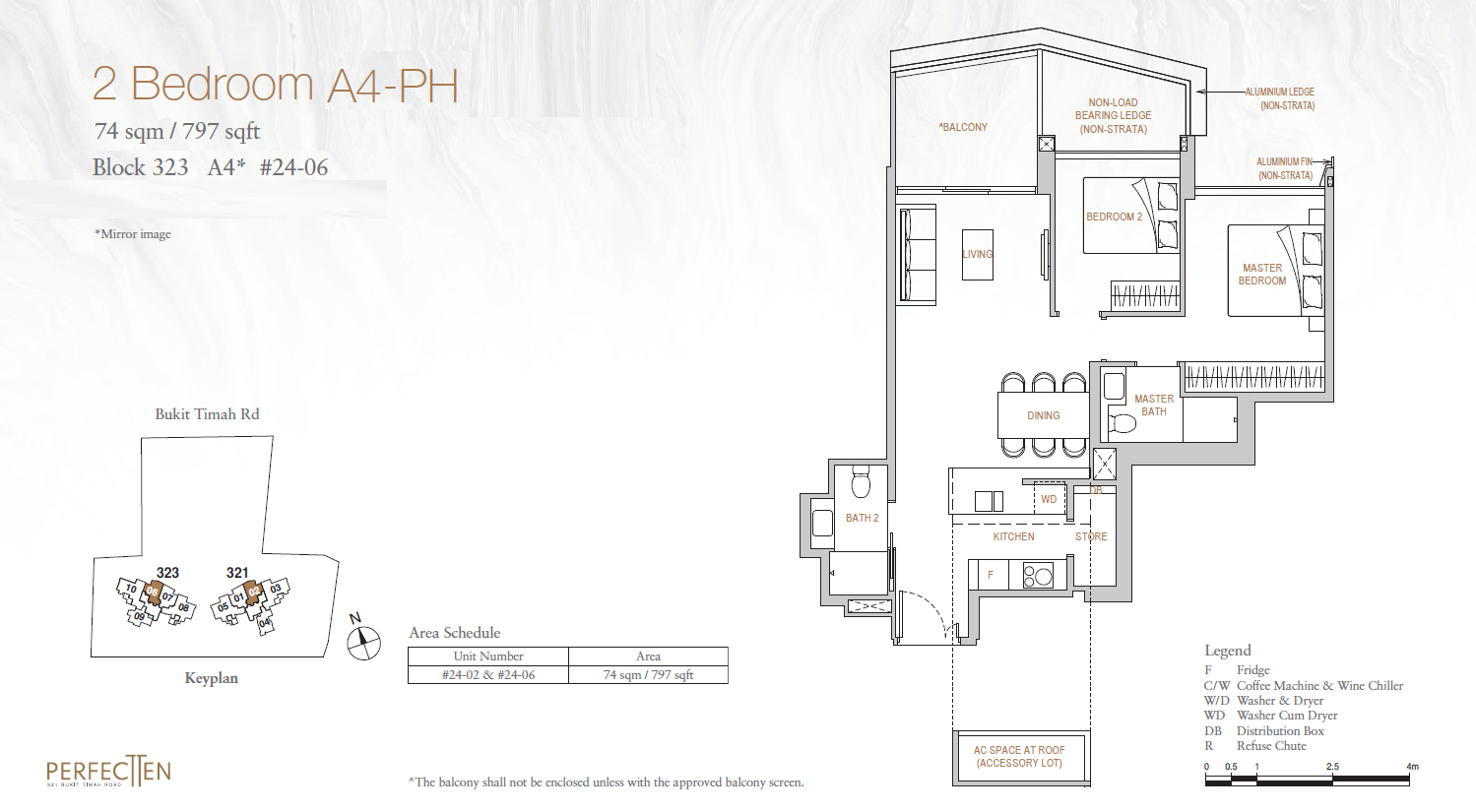 Perfect Ten A4-PH floor plan