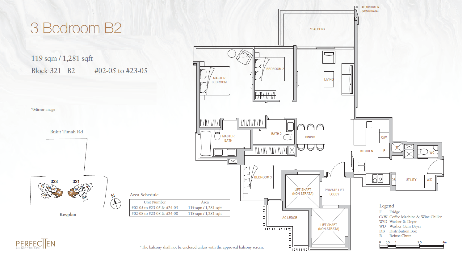 Perfect Ten B2 floor plan