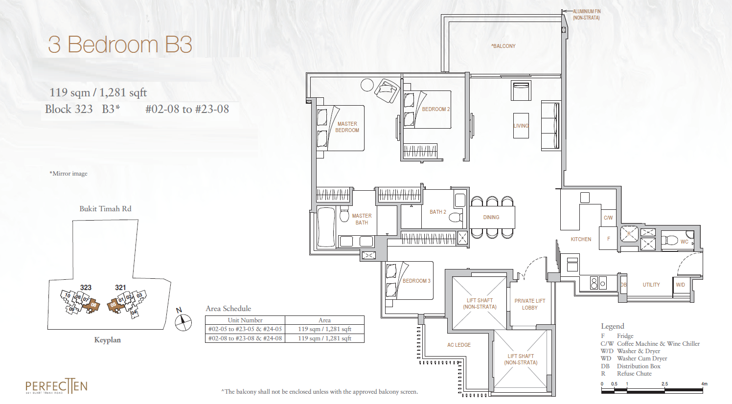 Perfect Ten B3 floor plan