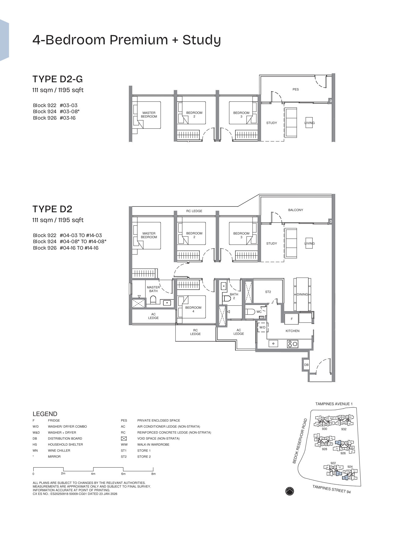Pinery Residences floor plan