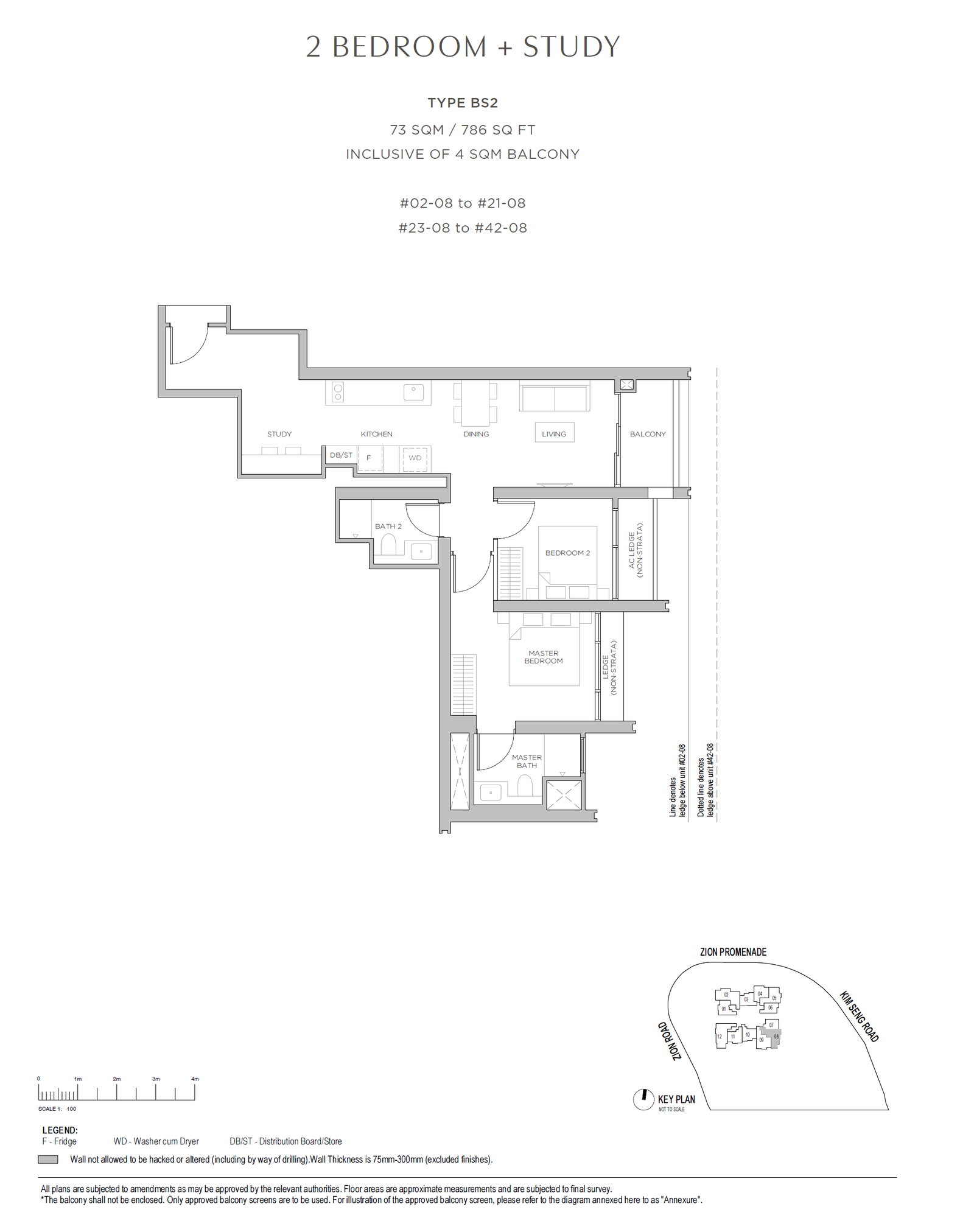 Promenade Peak BS2 户型图