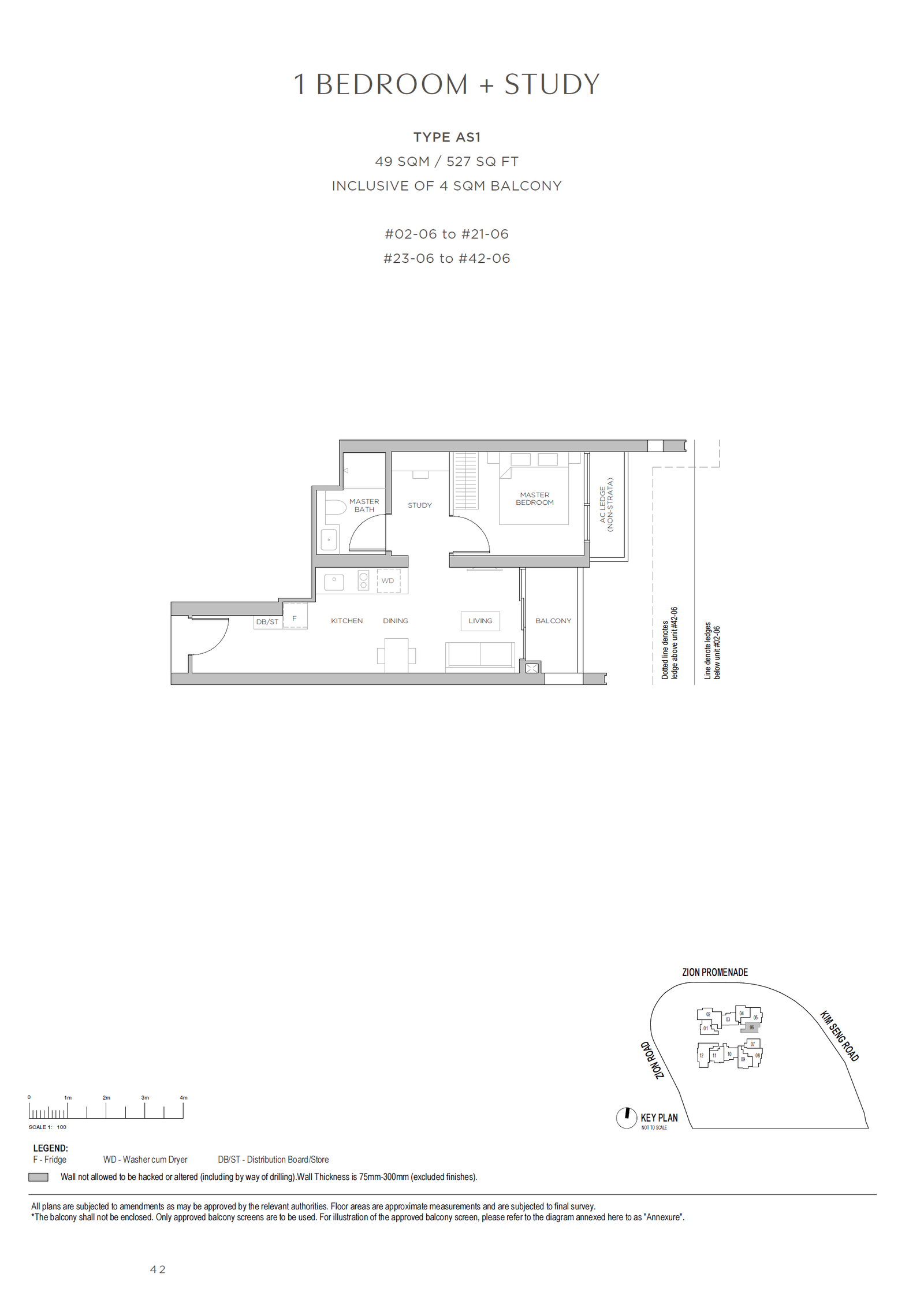 Promenade Peak AS1 户型图