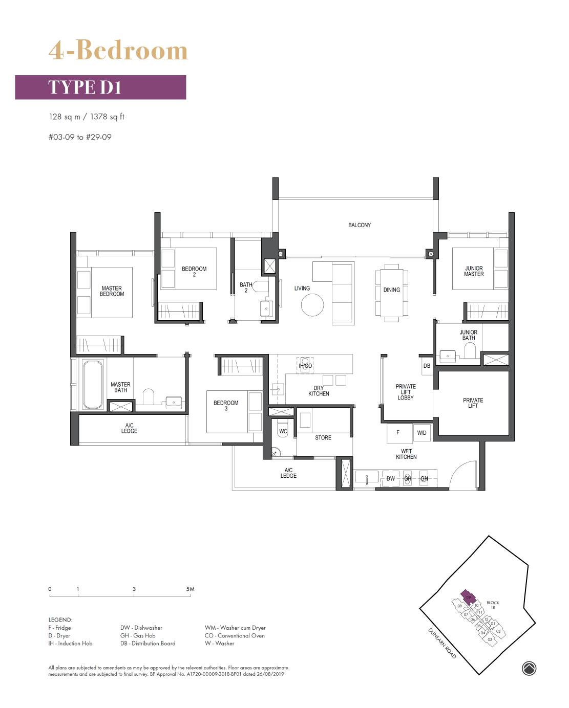 Pullman Residences D1 floor plan