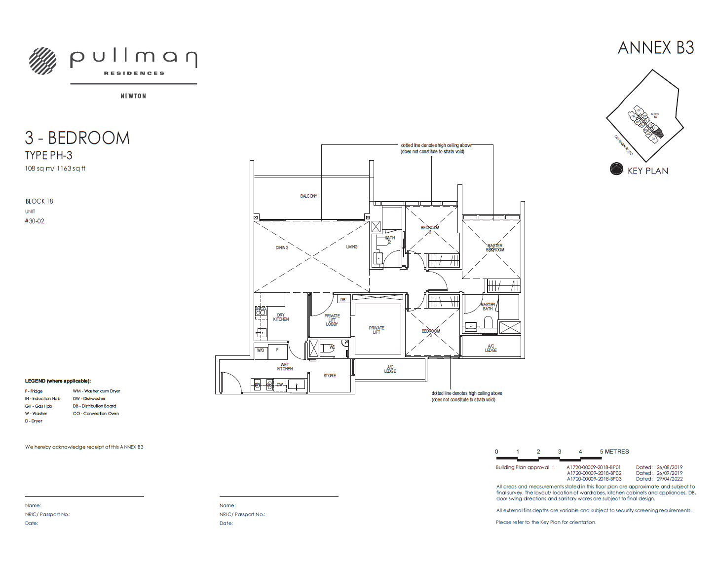 Pullman Residences PH3 floor plan