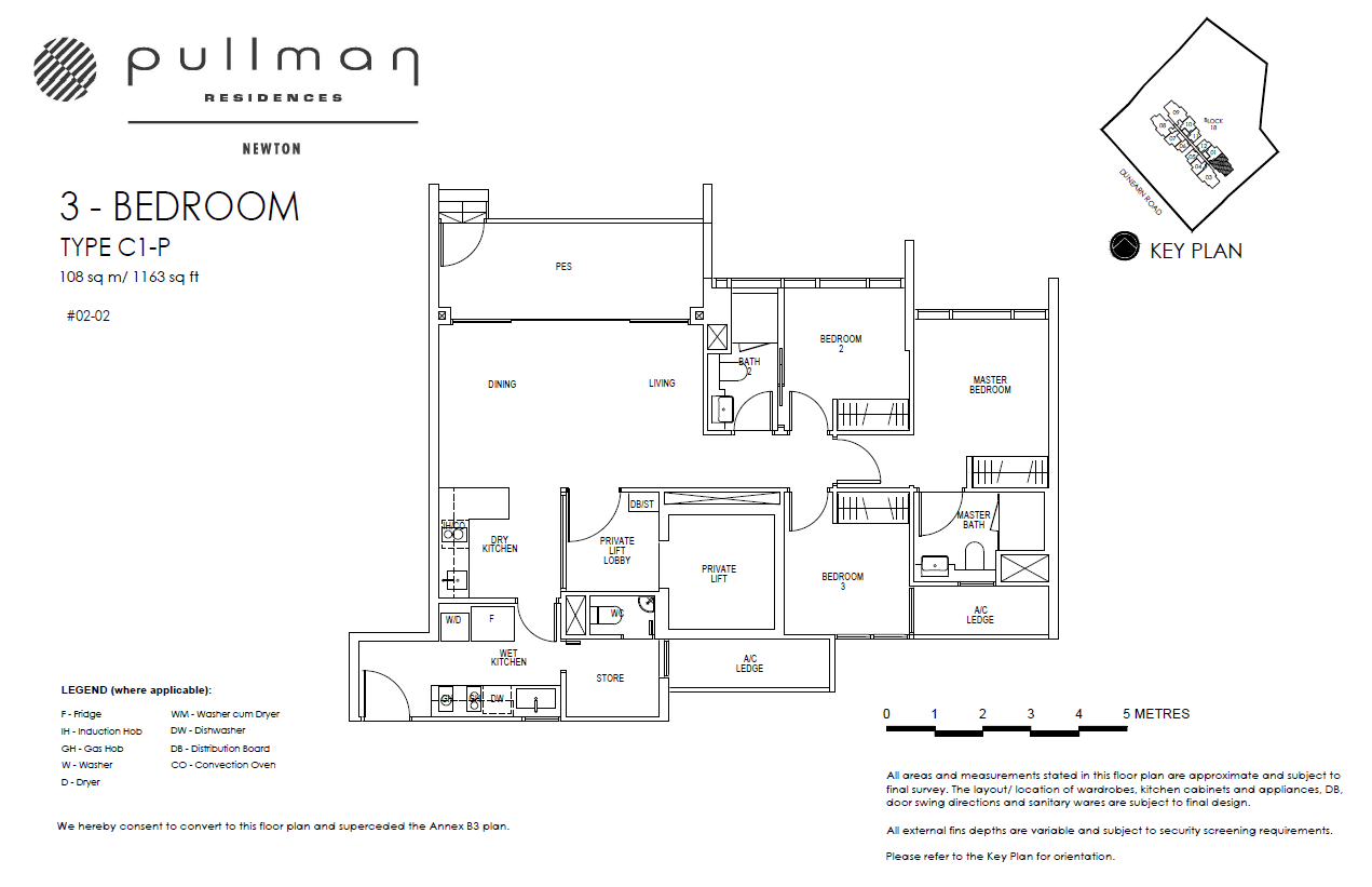 Pullman Residences C1-P floor plan