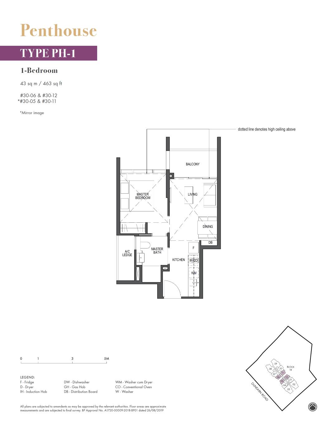 Pullman Residences PH1 floor plan