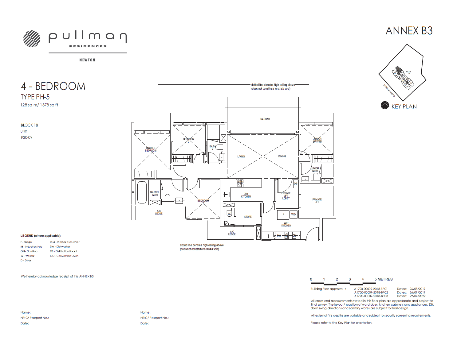 Pullman Residences PH5 floor plan