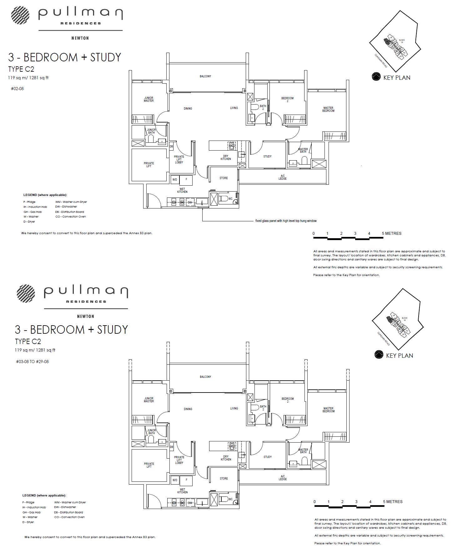 Pullman Residences C2 floor plan