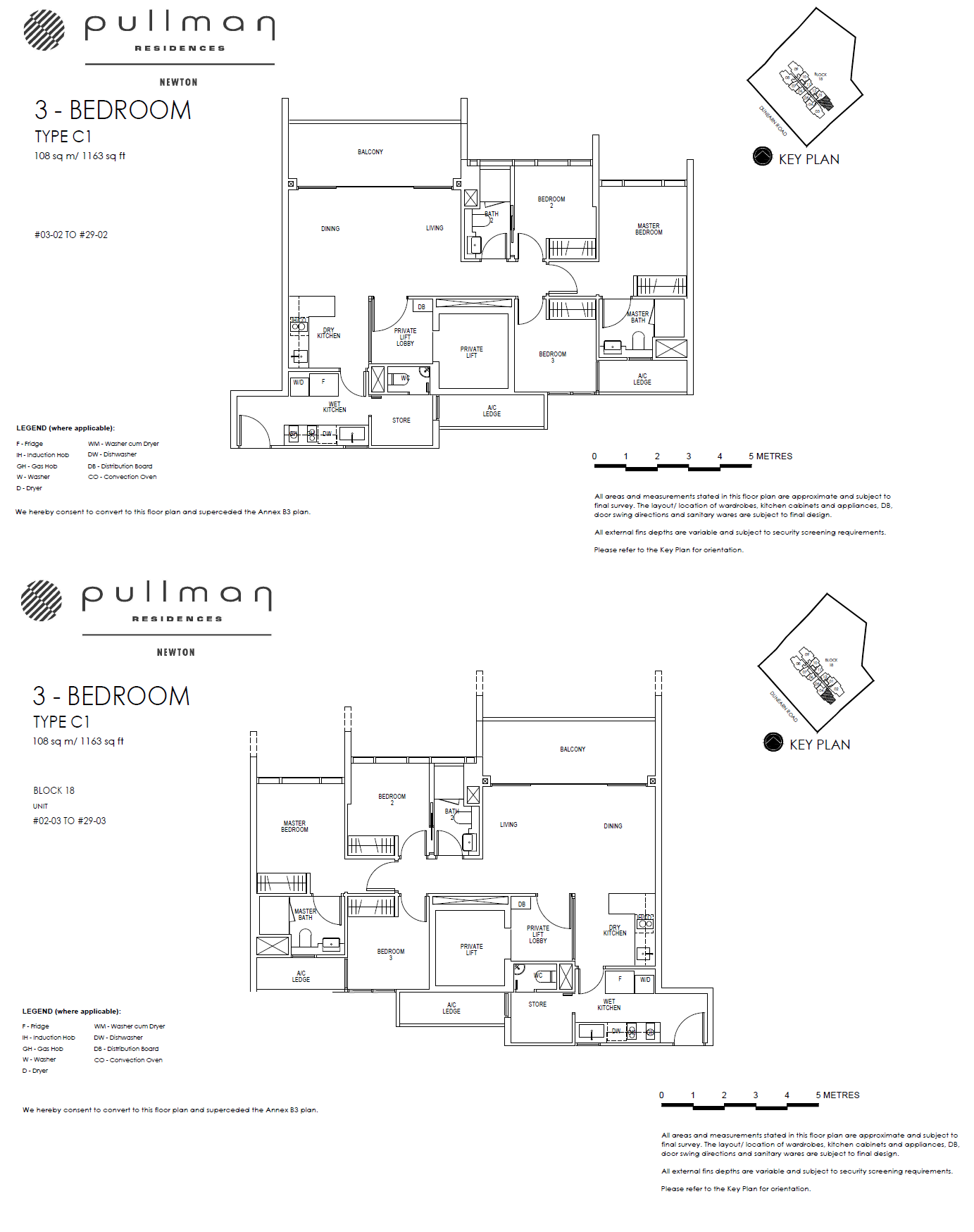 Pullman Residences C1 floor plan