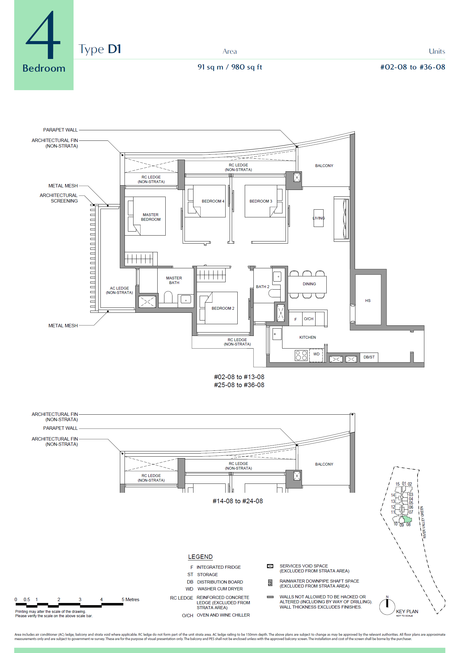 River Green D1 floor plan
