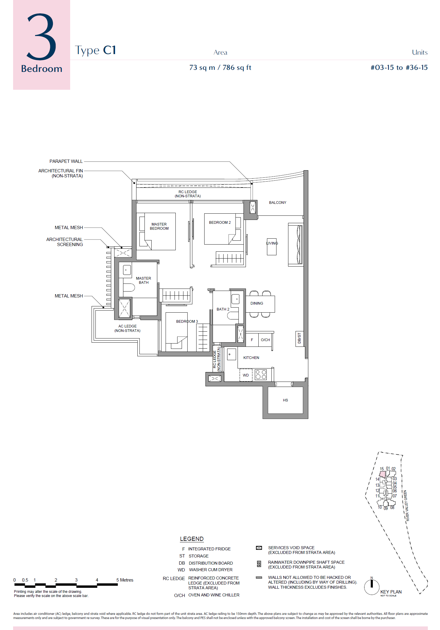 River Green C1 floor plan
