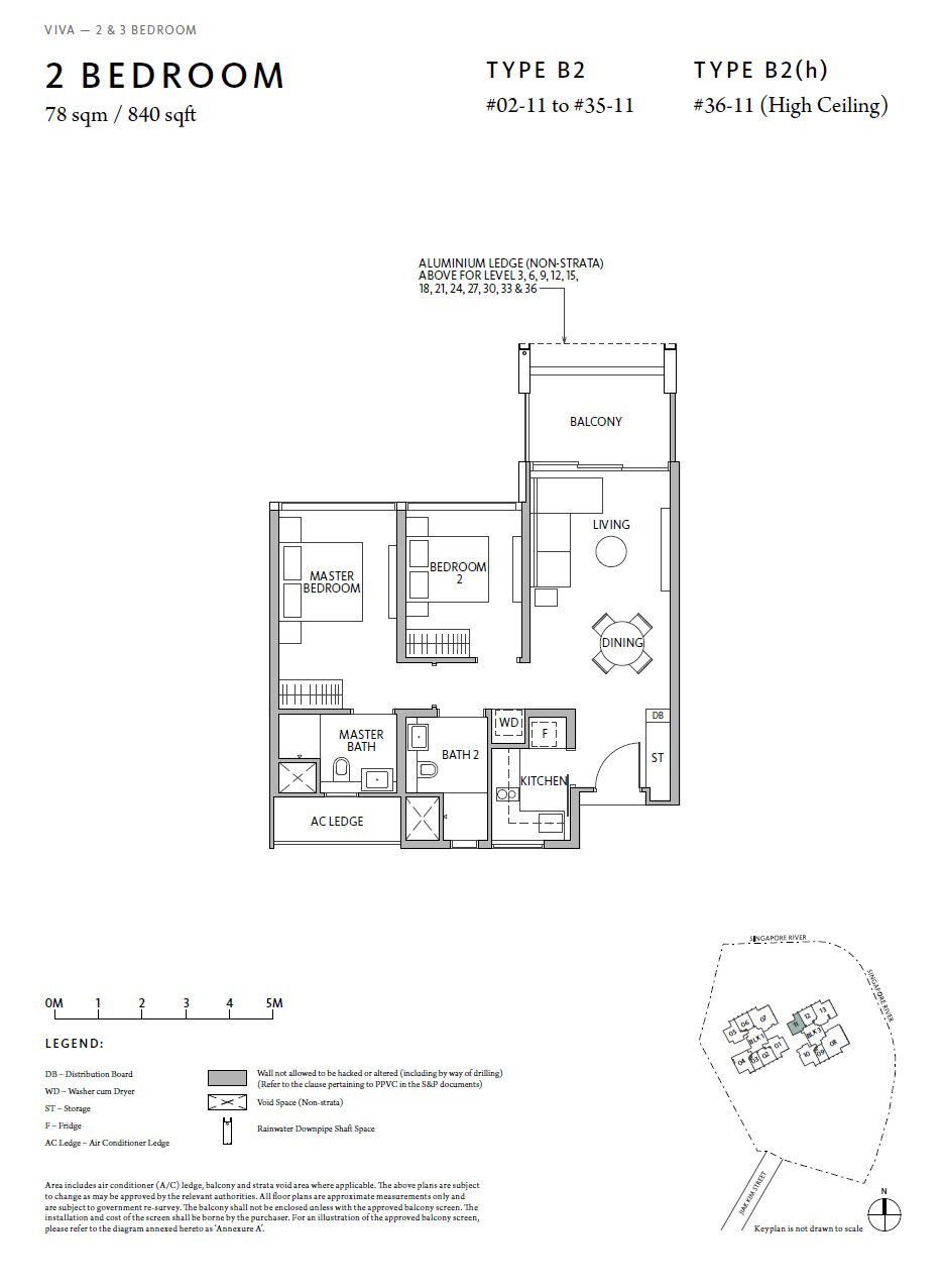Rivière B2 floor plan