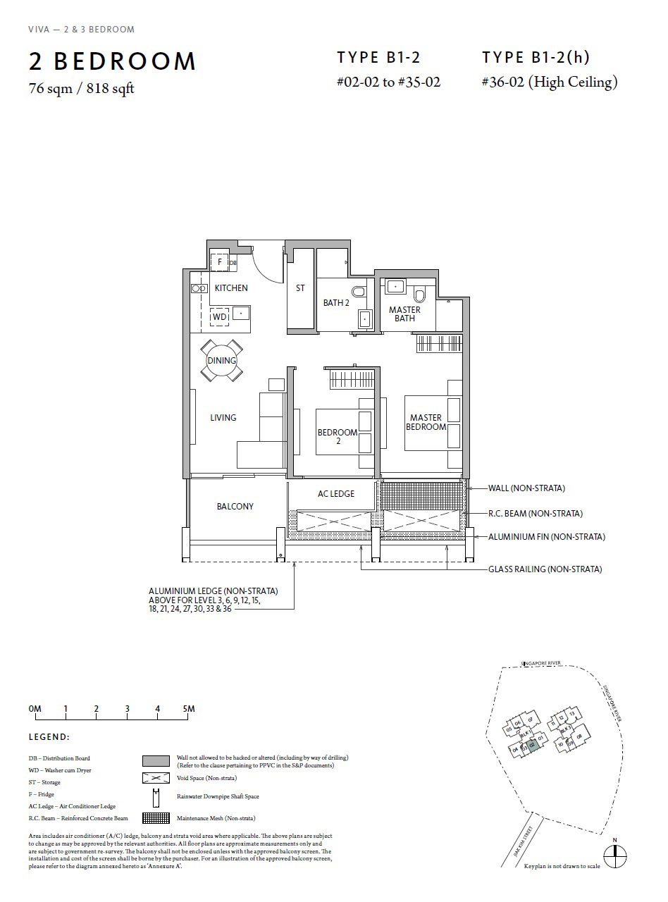 Rivière B1-2 floor plan