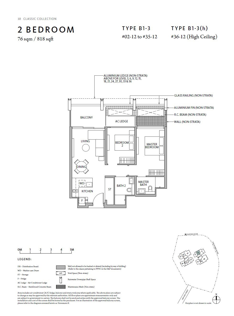 Rivière B1-3 floor plan