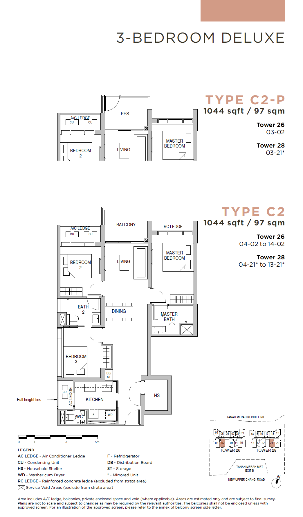 Sceneca Residence C2 户型图
