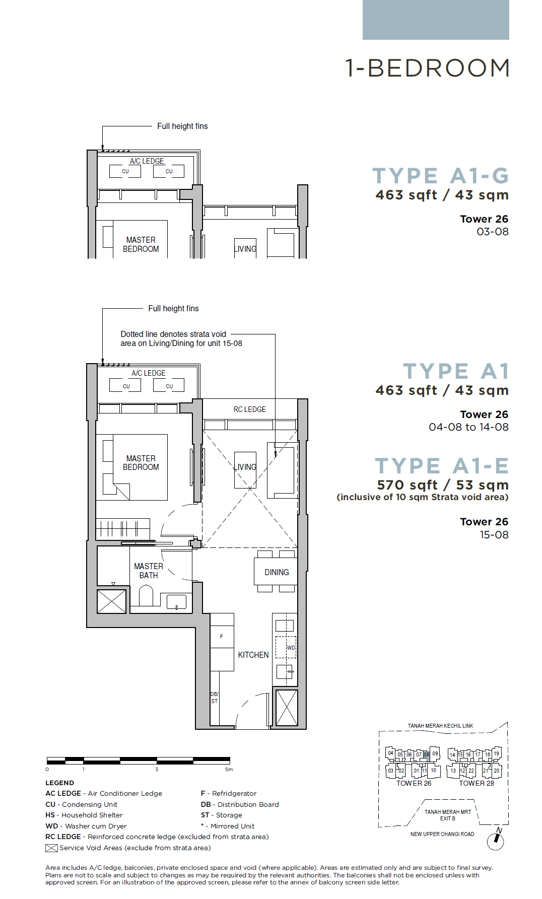 Sceneca Residence A1-G 户型图