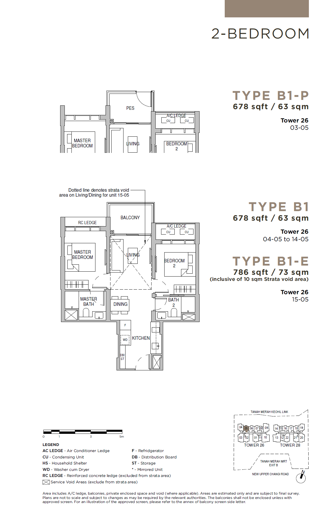 Sceneca Residence B1-P 户型图