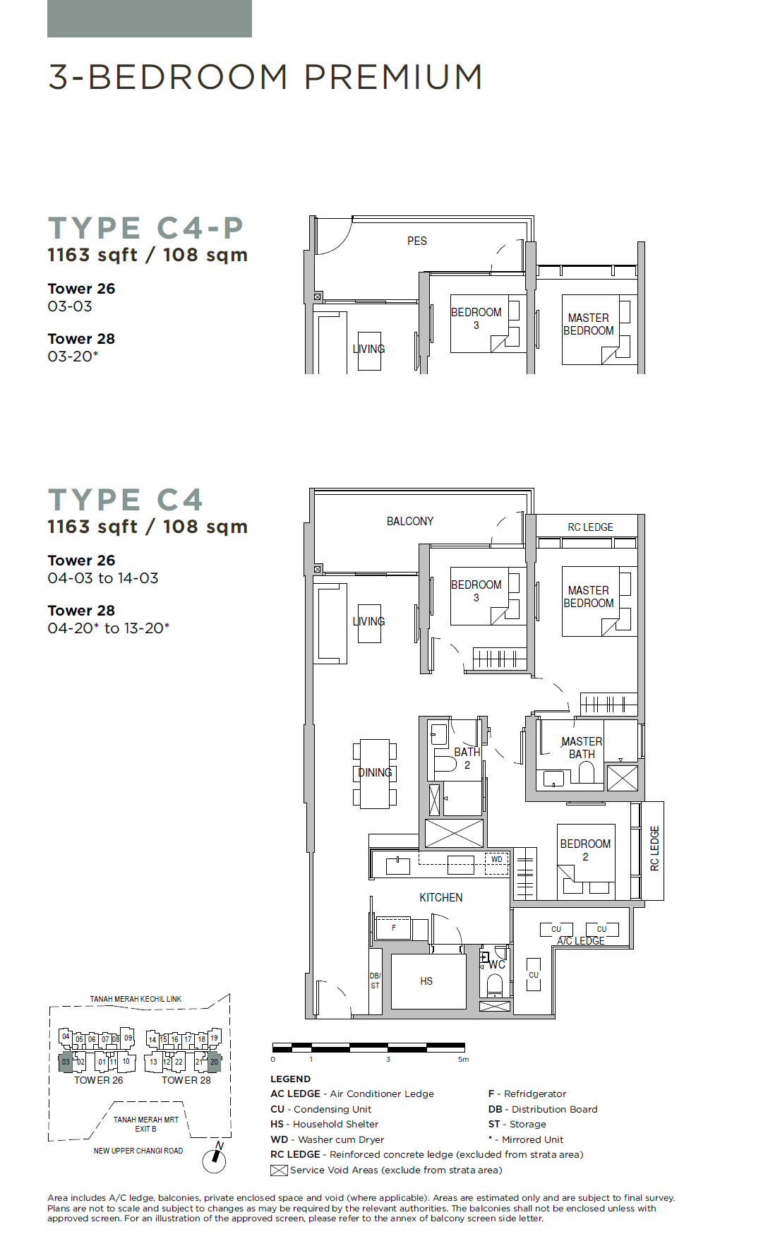 Sceneca Residence C4 户型图