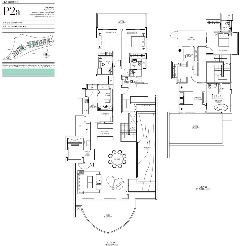 Seascape P2a floor plan