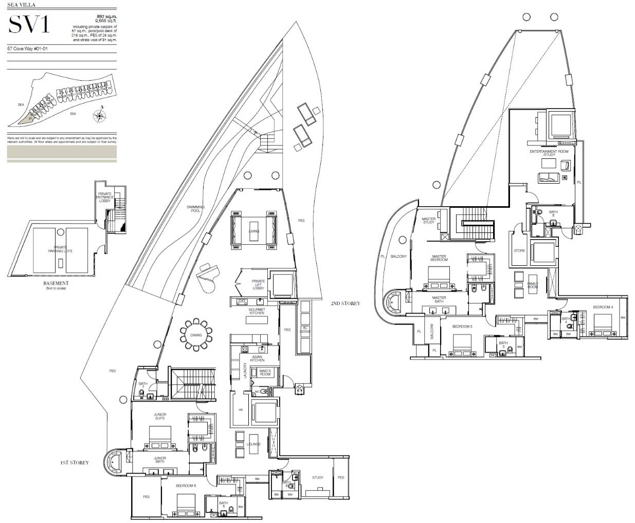 Seascape SV1 floor plan