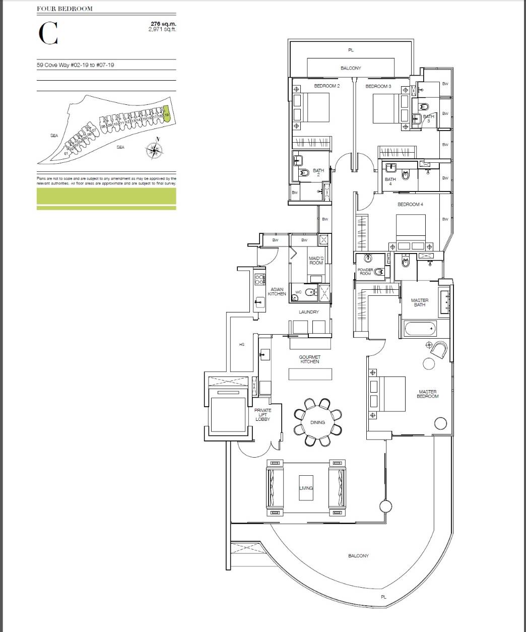 Seascape C floor plan