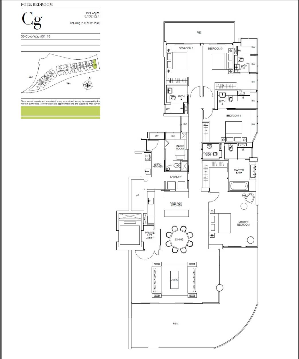 Seascape Cg floor plan