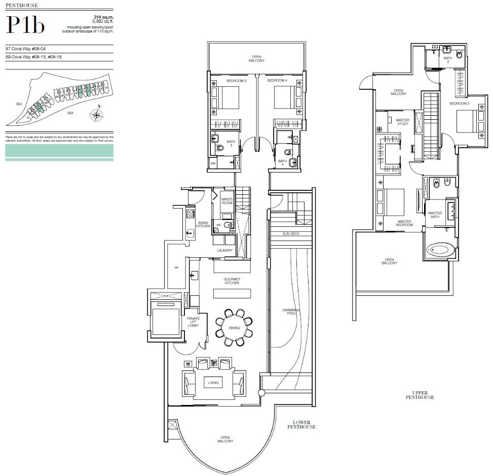 Seascape P1b floor plan