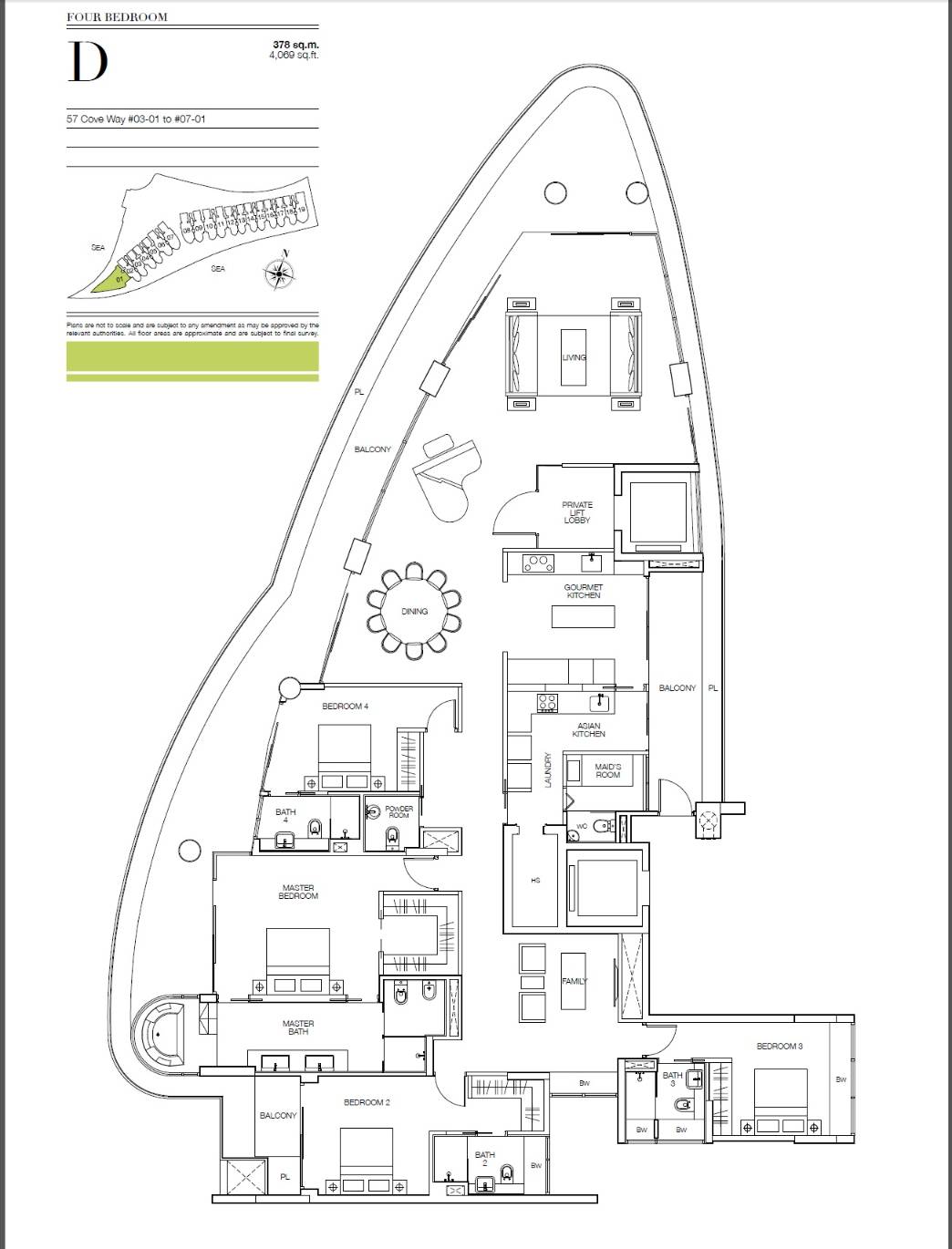 Seascape D floor plan