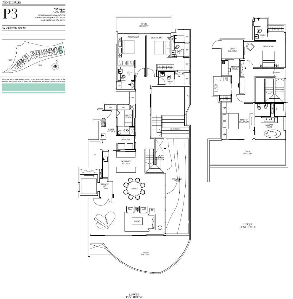 Seascape P3 floor plan