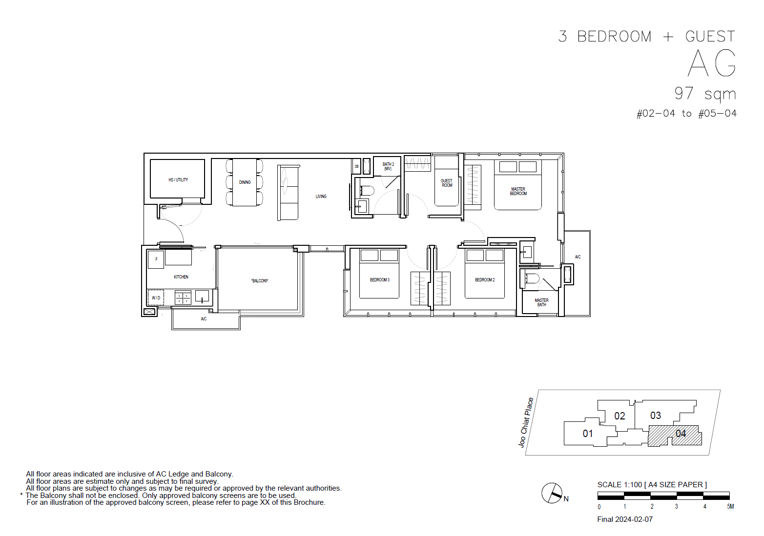 Straits at Joo Chiat AG 户型图