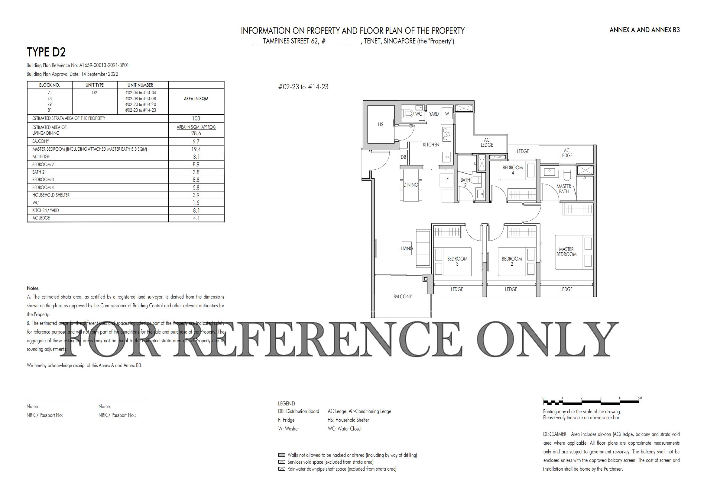 Tenet D2 floor plan