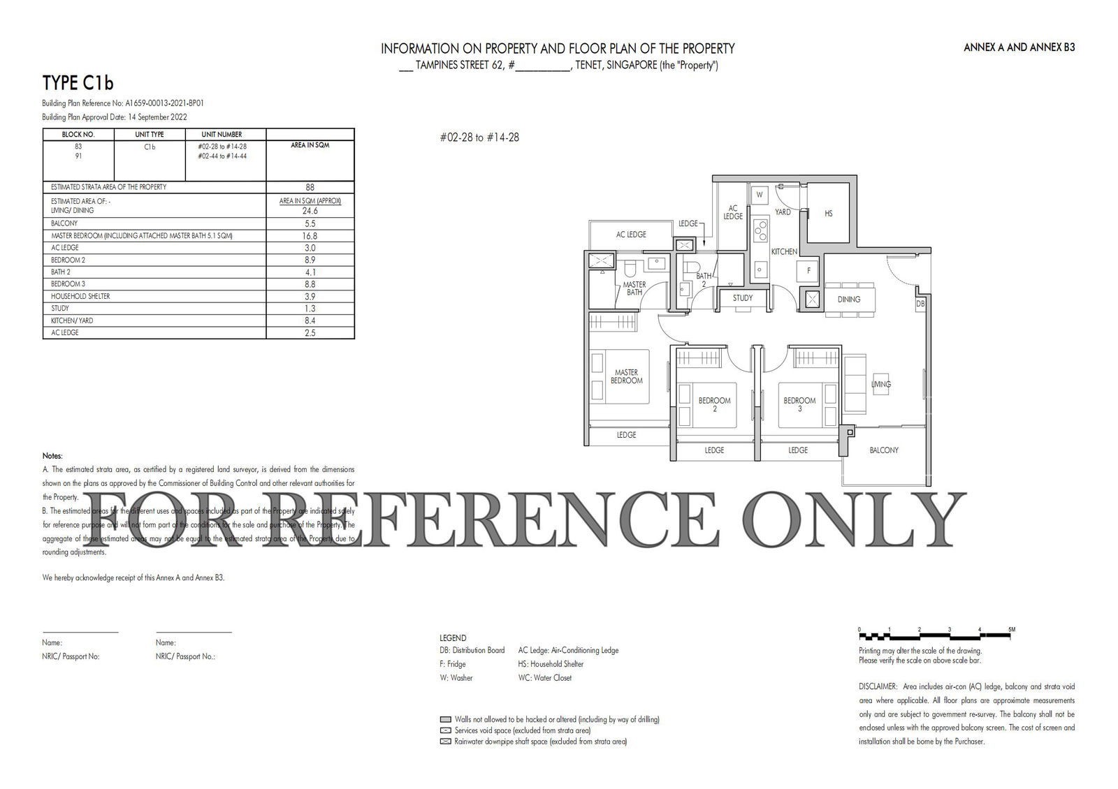 Tenet C1b floor plan