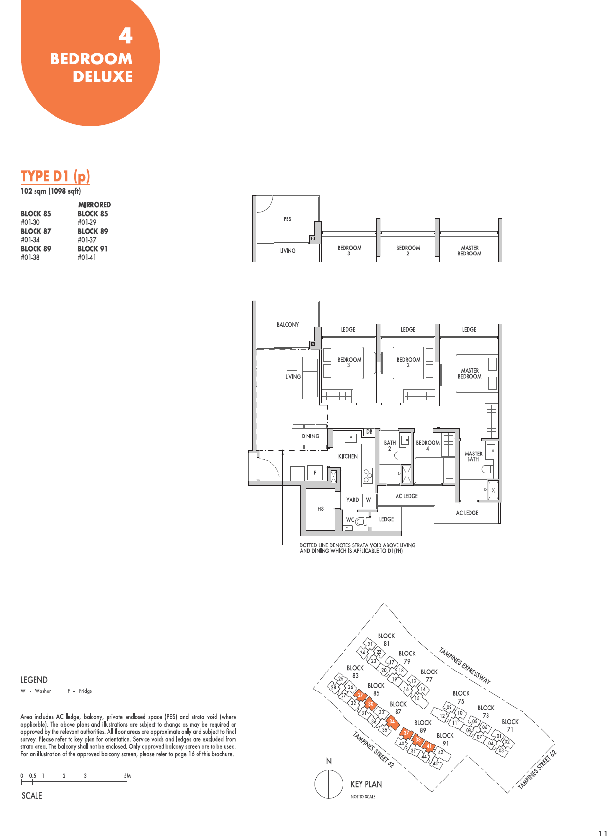 Tenet D1(p) floor plan