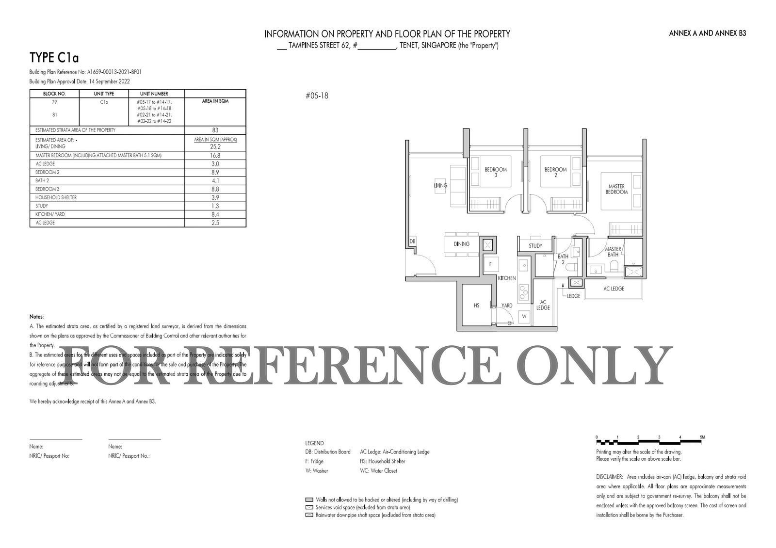 Tenet C1a floor plan