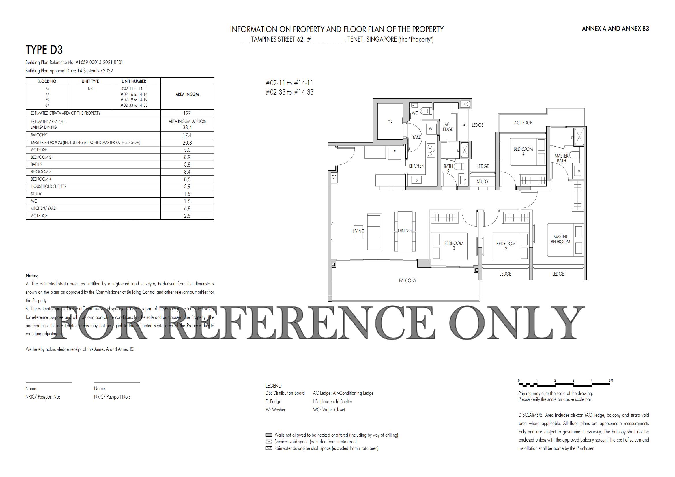 Tenet D3 floor plan