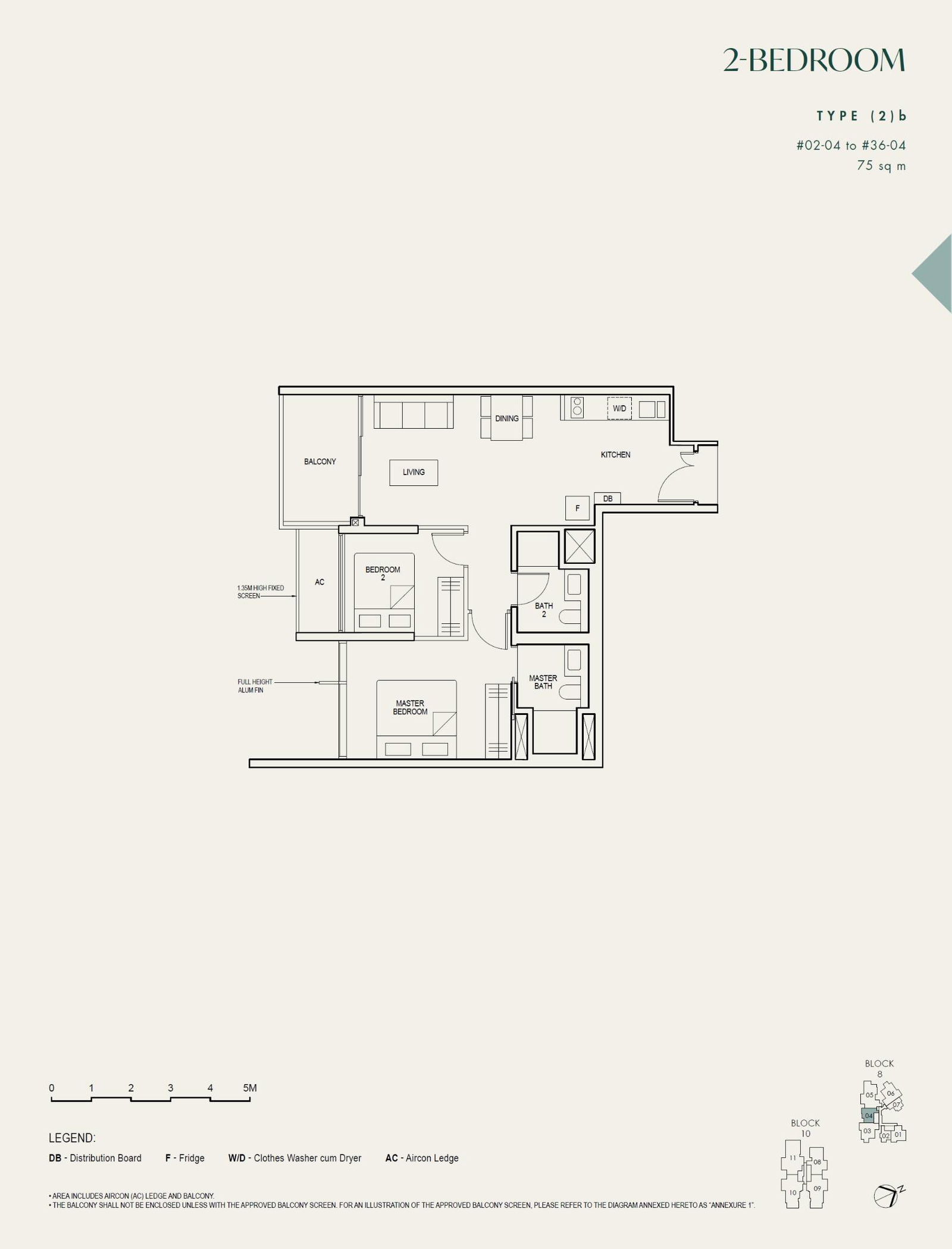 The Avenir (2)b 户型图
