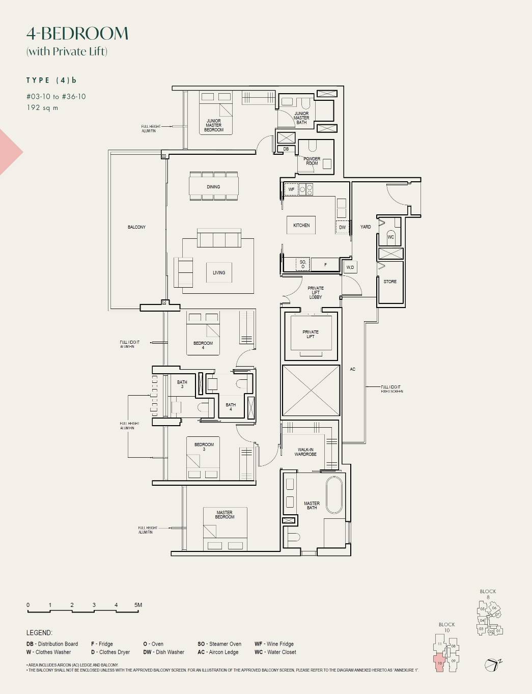 The Avenir (4)b 户型图