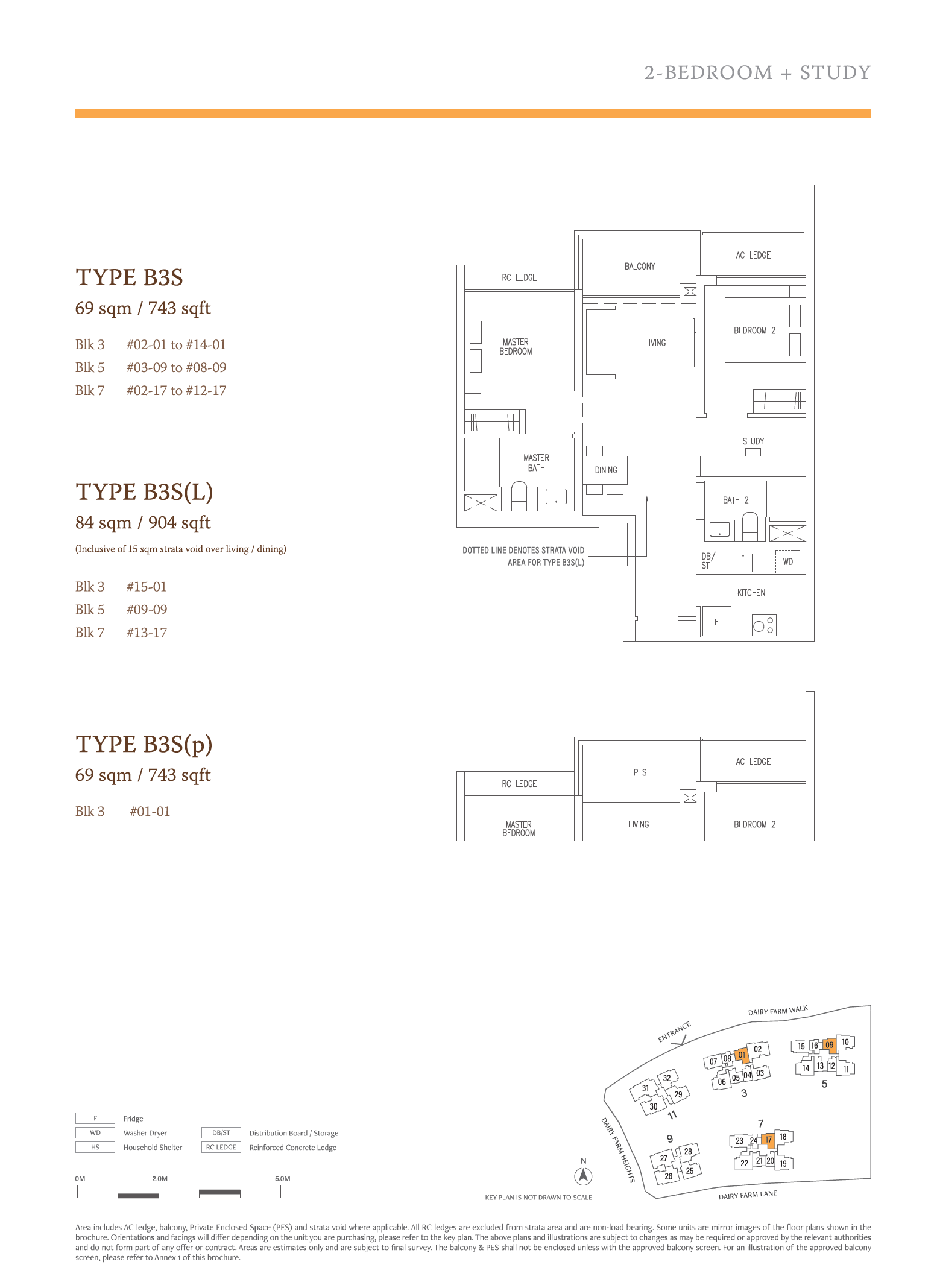 The Botany at Dairy Farm B3S(L) floor plan